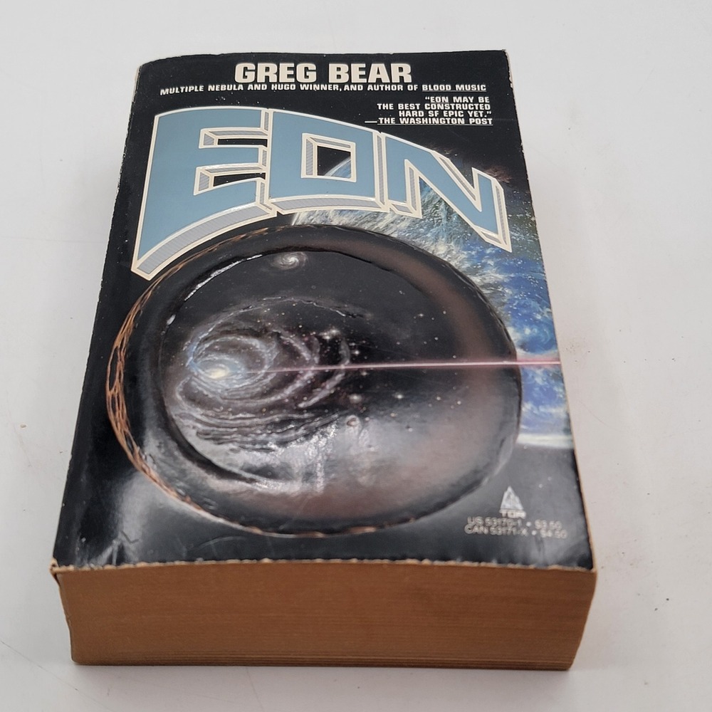 Greg Bear Eon Paperback First Tor Printing 1986 Sci-Fi Novel Fair